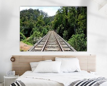 The Walhalla Goldfields railway track