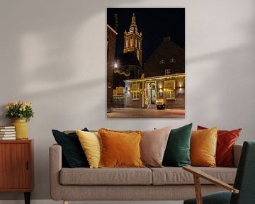 Kerst nacht in Roermond van Triki Photography
