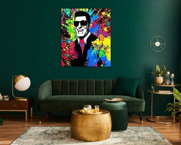 De koning van cool van Gallery of Wonders | Exclusive Wandbilder