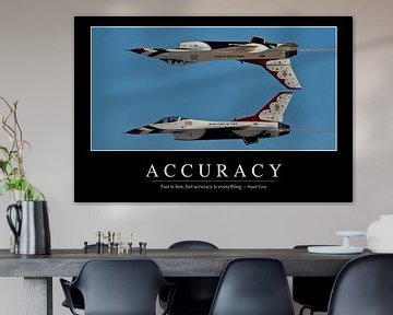 STK107058M-Accuracy  Inspirational Quote and Motivational Poster. by Stocktrek Images