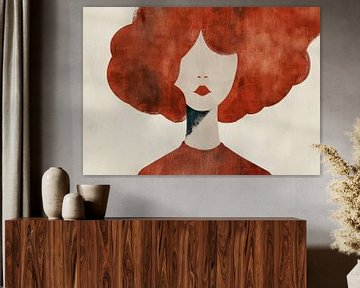 Portret minimalistisch schilderij van ARTEO Schilderijen