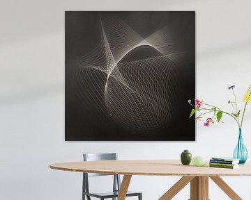 Geometrisch kunstwerk uit serie van 4 - nummer 2