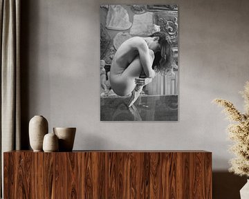 Femme nue sur des chaussons de danse sur une table 2 sur PH-otographer