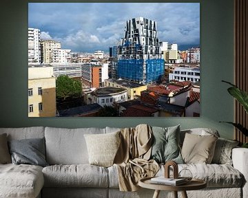 City view over Tirana by Werner Lerooy