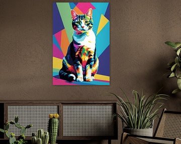 Amerikaans Korthaar Pop Art van MIROKKU