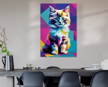 Ragdoll Kat Pop Kunst van MIROKKU