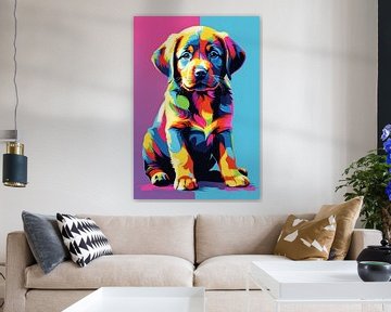 Labrador Retriever Pop Art van MIROKU