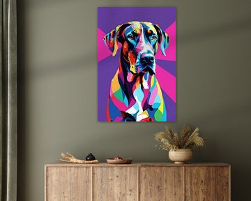 Duitse Dog Pop Art van MIROKU