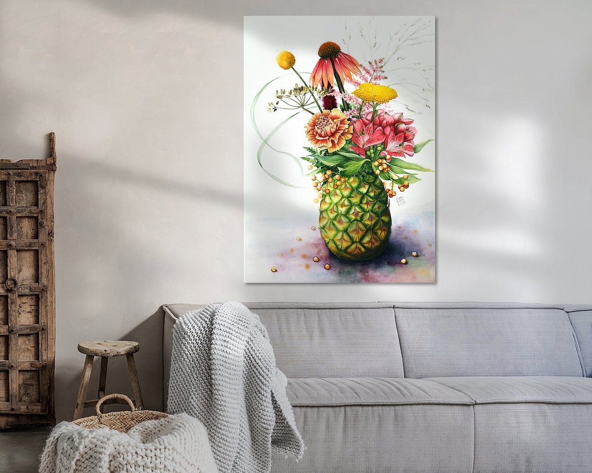 Example of the artwork in a room