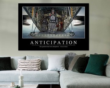STK107063M-Anticipation: Inspirerende Quote en Motiverende Poster van Stocktrek Images