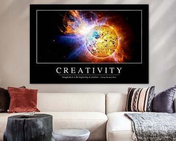 STK107084M-Creativity: Inspirerende en motiverende poster van Stocktrek Images