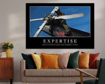 STK107101M-Expertise: Inspirational Quote and Motivational Poster by Stocktrek Images