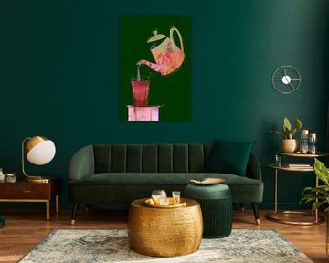 Fancy a brew? Donker groen. van Alie Ekkelenkamp