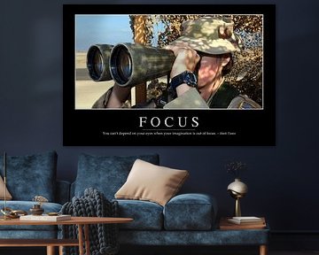 STK107109M-Focus: Inspirierendes Zitat und Motivationsposter