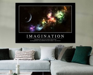 STK107125M-Imagination: Inspirerende en motiverende poster van Stocktrek Images