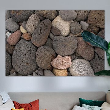 Buntes Vulkangestein