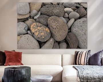 Colourful volcanic stones by Kristof Lauwers
