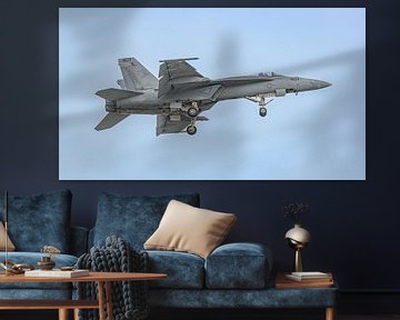 U.S. Navy Boeing F/A-18E Super Hornet. by Jaap van den Berg