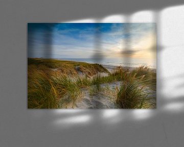 zonsondergang in de Noordzee bij de duinen van Petten  von gaps photography