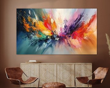 Abstracte explosie panorama van TheXclusive Art
