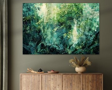 Collage de forêts pittoresques sur Vlindertuin-Art