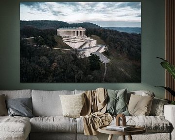 Walhalla Donaustauf near Regensburg on the Danube in Bavaria Ger