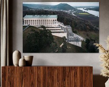 Walhalla Donaustauf near Regensburg on the Danube in Bavaria Ger