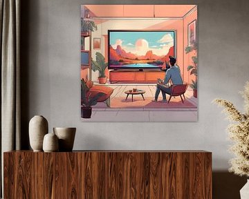 Luxury Lazy Telly Watcher by ComfortQ
