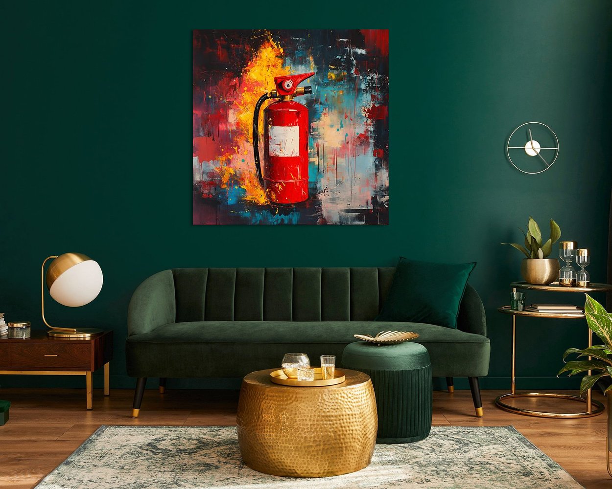 Example of the artwork in a room
