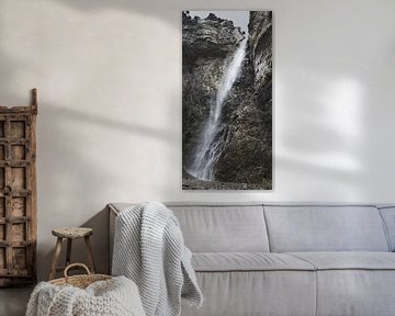 Cascade de Saint-Benoit, Avrieux, Frankrijk van Imladris Images