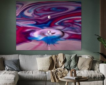 Druppels in kleur van Aandenken in Beeld
