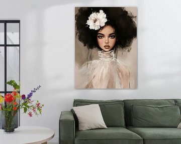 Het meisje met het Afrokapsel van Carla Van Iersel