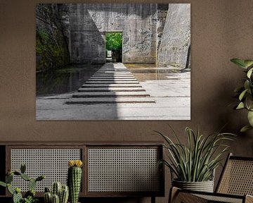 Symmetrische foto met mooie lijnen van Aandenken in Beeld