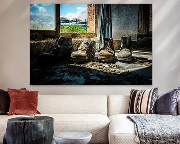 Vergeten schoenen - sporen van een vervlogen tijdperk van InfiniteArtLabs