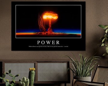 STK107167M-Kracht: Inspirerende Quote en Motiverende Poster van Stocktrek Images