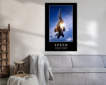STK107193M-Vitesse : citation inspirante et affiche de motivation