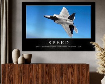 STK107194M-Vitesse : citation inspirante et affiche de motivation