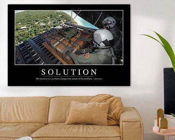 STK107191M-Oplossing: Inspirerende en motiverende poster van Stocktrek Images