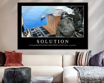 STK107192M-Oplossing: Inspirerende en motiverende poster van Stocktrek Images