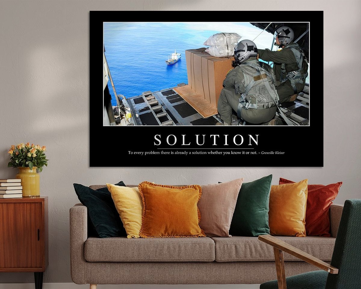 Example of the artwork in a room