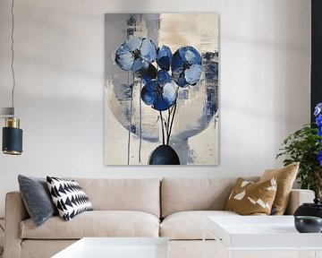 Blue Flowers | Silent Blue Echoes by Zen and More
