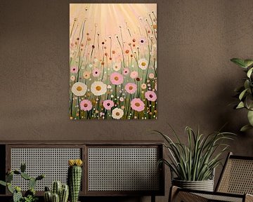 Floral Field Painting