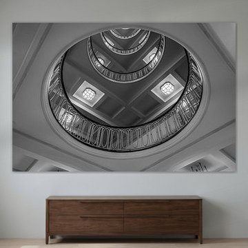 Architectural elegance - perspectives in the stairwell