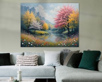 Bloesems in de lente