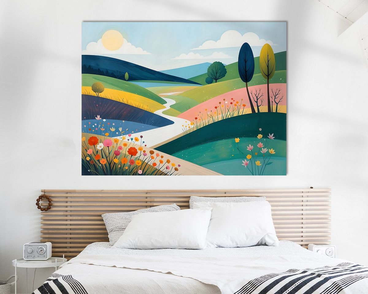 Example of the artwork in a room