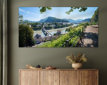 Point de vue sur le Monchsberg avec une vue sur le Hohensalzburg For sur SusaZoom