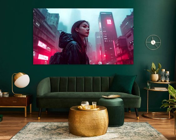 Example of the artwork in a room