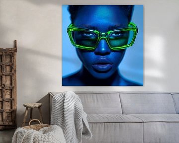 Electric Vision - Portret met levendig contrast