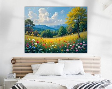 Meadow in the countryside by HorizonArtistry