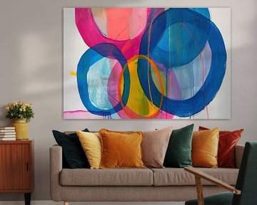 Zen Modern abstract werk van Zen en Meer